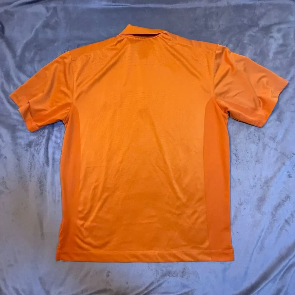 Nike Dri-Fit orange Virginia Tech golf polo Size L - 0324